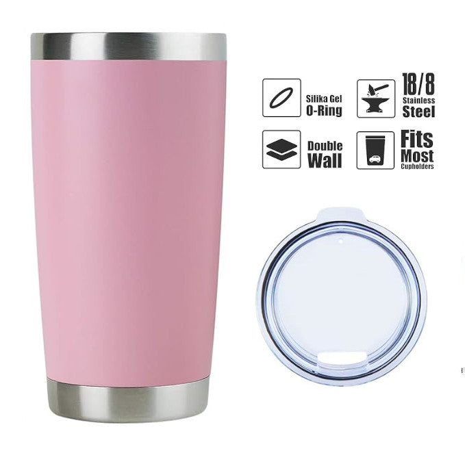 20 oz Stainless Steel Double Wall Vacuum Insulated Travel Mug