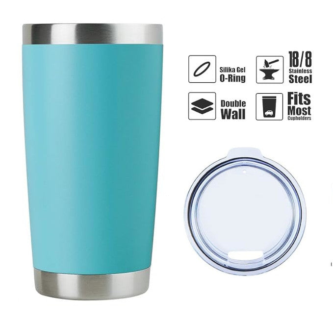 20 oz Stainless Steel Double Wall Vacuum Insulated Travel Mug