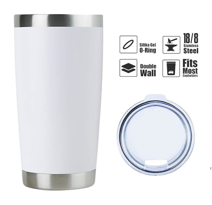 20 oz Stainless Steel Double Wall Vacuum Insulated Travel Mug