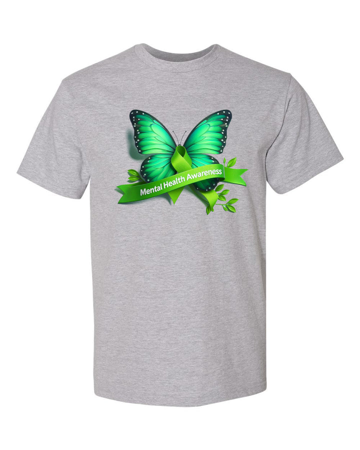 Mental Health Awareness Butterfly - Unisex T-Shirt