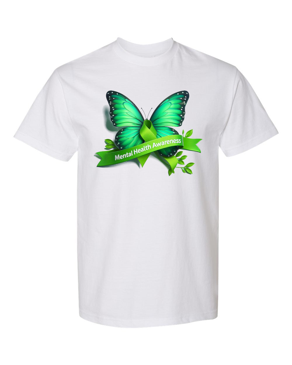 Mental Health Awareness Butterfly - Unisex T-Shirt